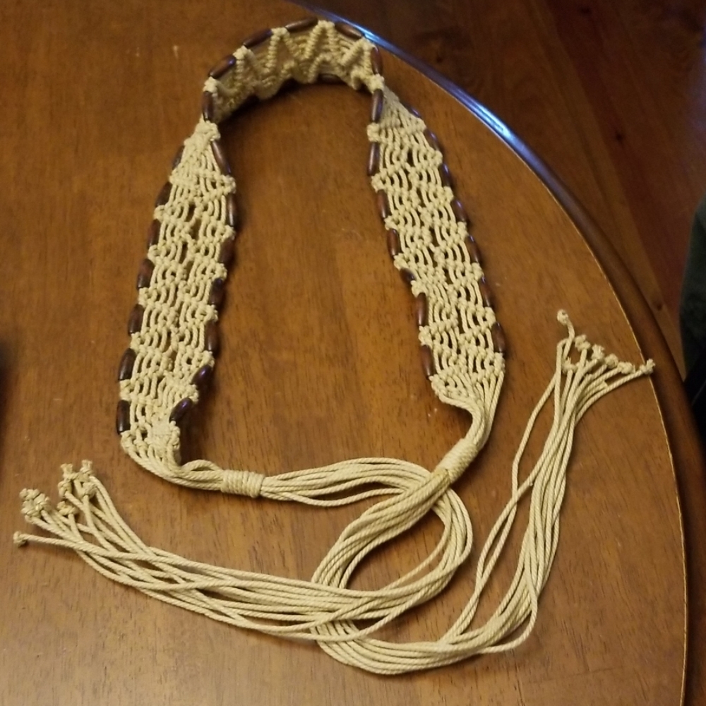 🌹Macrame belt
